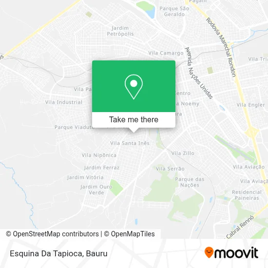 Esquina Da Tapioca map