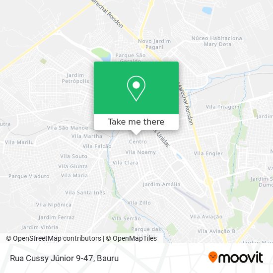 Rua Cussy Júnior 9-47 map
