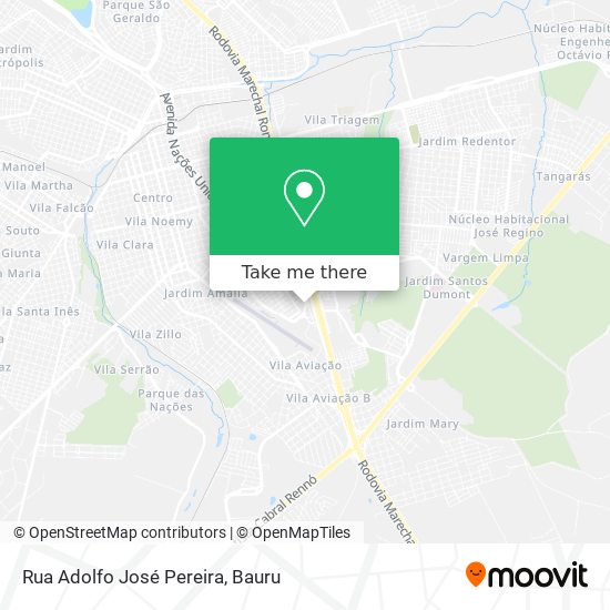 Rua Adolfo José Pereira map