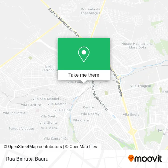 Rua Beirute map