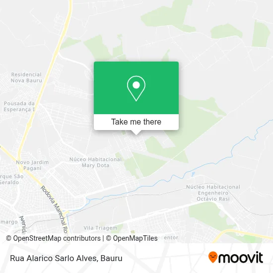 Rua Alarico Sarlo Alves map