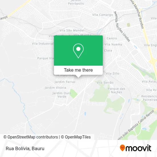 Rua Bolívia map