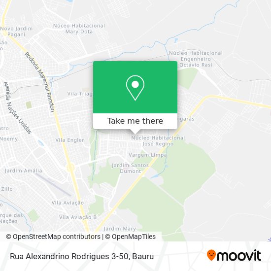 Mapa Rua Alexandrino Rodrigues 3-50
