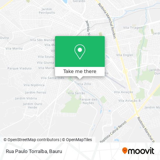 Mapa Rua Paulo Torralba