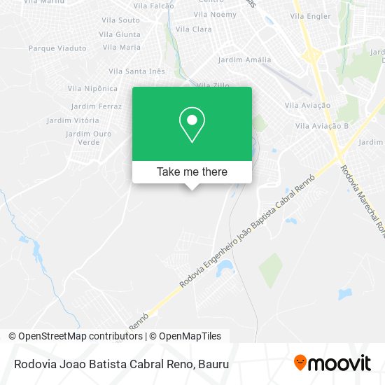 Rodovia Joao Batista Cabral Reno map