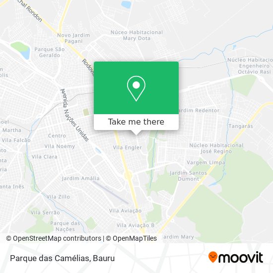 Parque das Camélias map