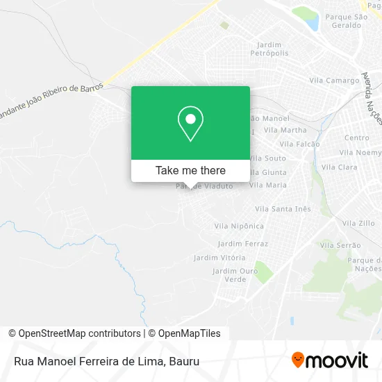 Rua Manoel Ferreira de Lima map