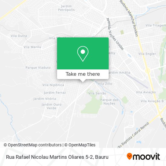 Mapa Rua Rafael Nicolau Martins Oliares 5-2