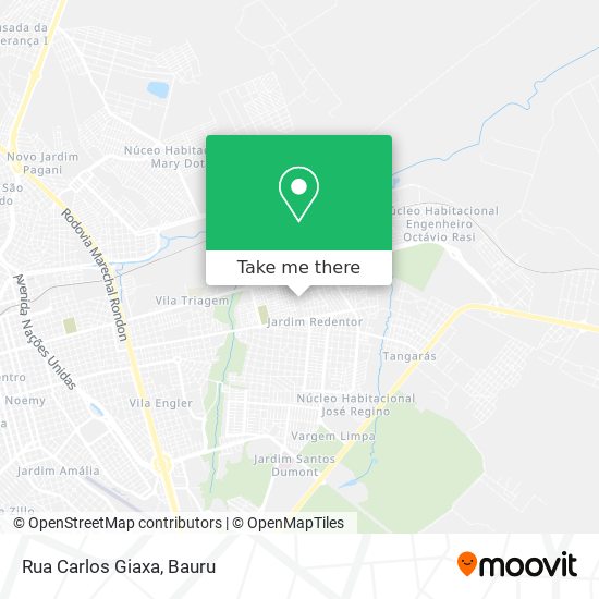 Mapa Rua Carlos Giaxa