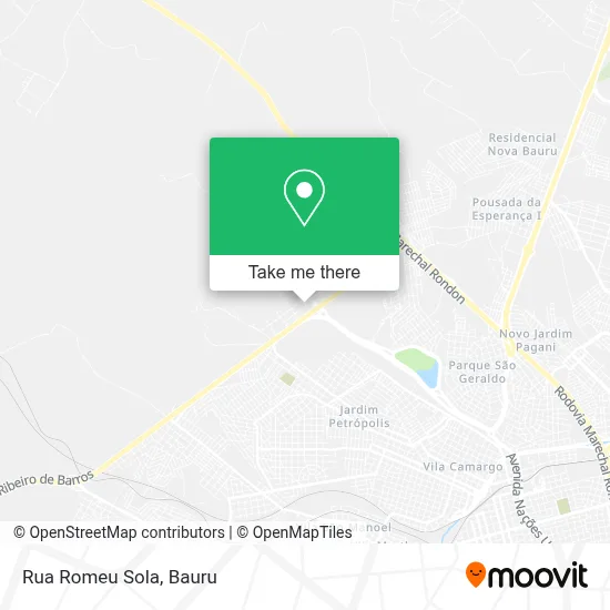 Rua Romeu Sola map