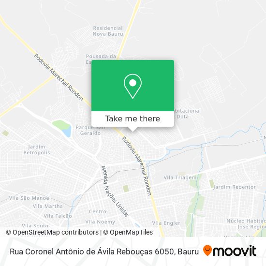 Rua Coronel Antônio de Ávila Rebouças 6050 map