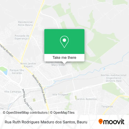 Rua Ruth Rodrigues Maduro dos Santos map
