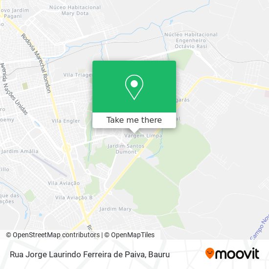 Rua Jorge Laurindo Ferreira de Paiva map