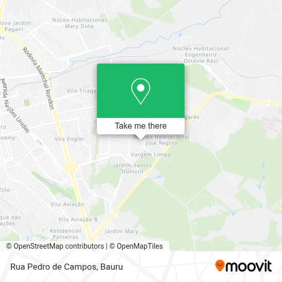 Rua Pedro de Campos map