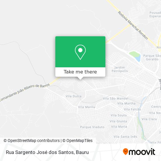 Rua Sargento José dos Santos map