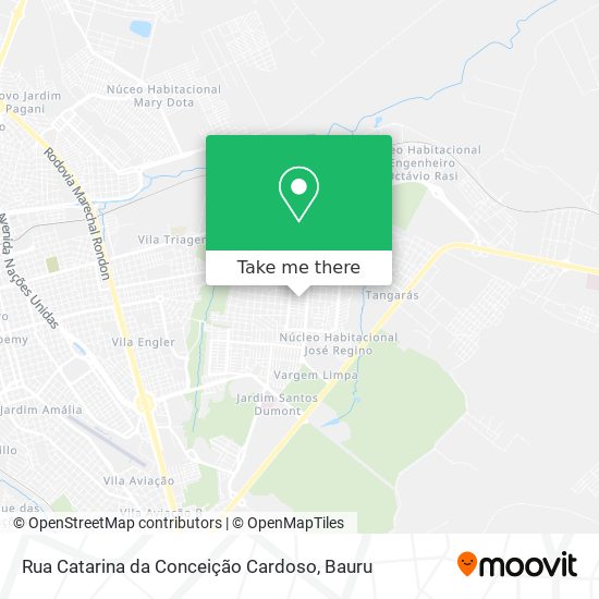 Mapa Rua Catarina da Conceição Cardoso