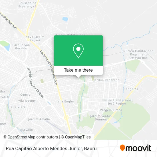 Rua Capitão Alberto Mendes Junior map