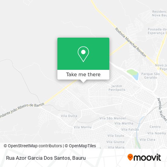 Rua Azor Garcia Dos Santos map