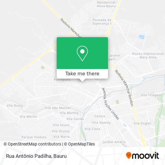 Rua Antônio Padilha map
