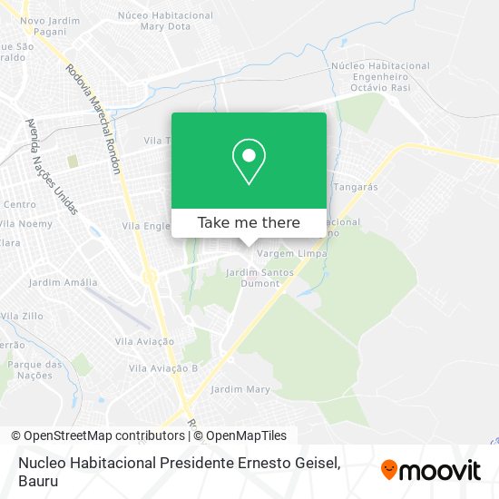Nucleo Habitacional Presidente Ernesto Geisel map