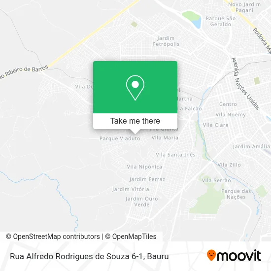 Rua Alfredo Rodrigues de Souza 6-1 map