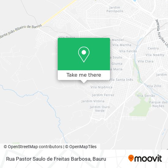 Rua Pastor Saulo de Freitas Barbosa map