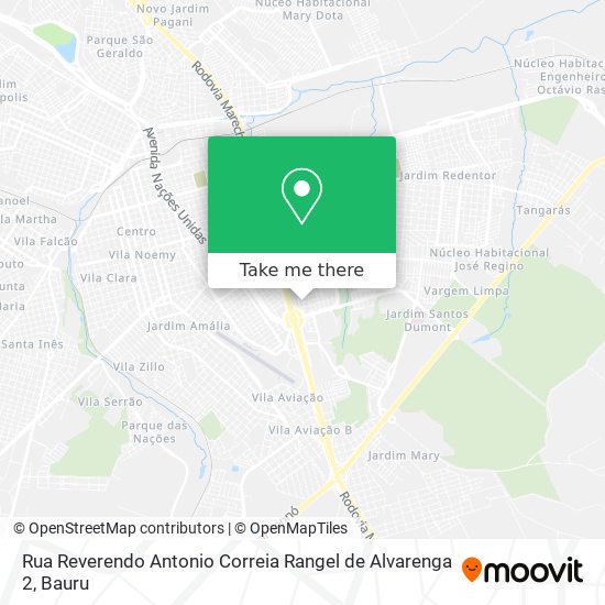 Rua Reverendo Antonio Correia Rangel de Alvarenga 2 map