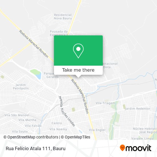 Rua Felício Atala 111 map