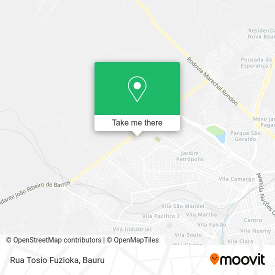 Rua Tosio Fuzioka map