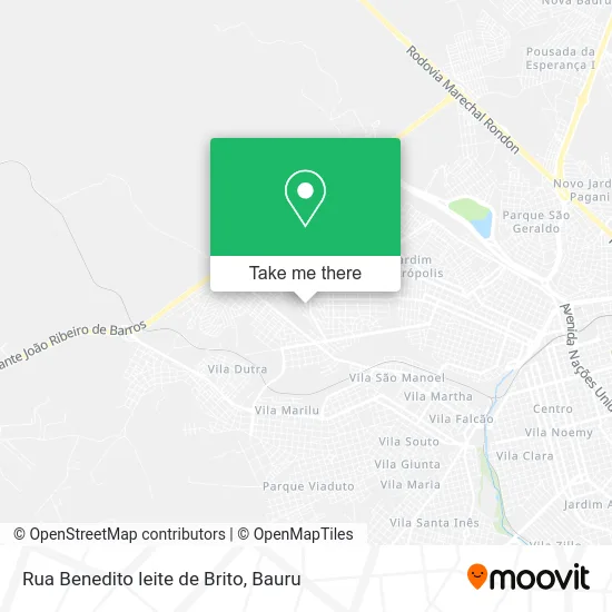Rua Benedito leite de Brito map