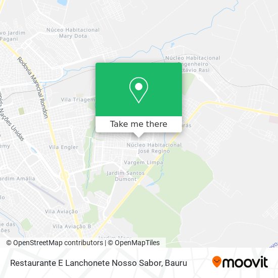 Restaurante E Lanchonete Nosso Sabor map