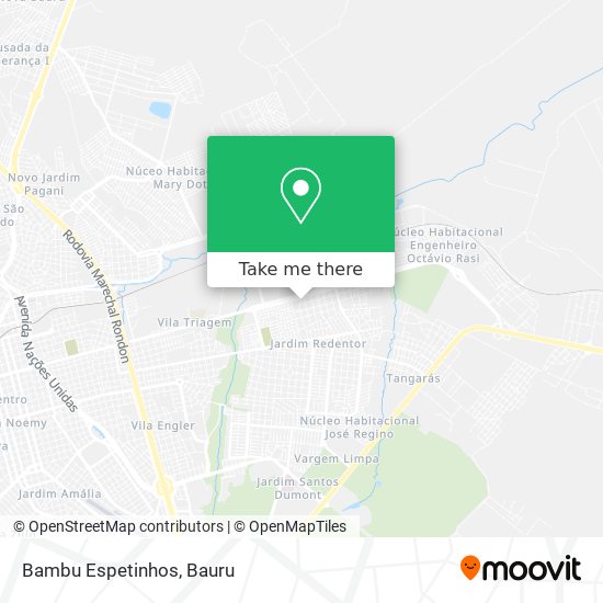 Bambu Espetinhos map