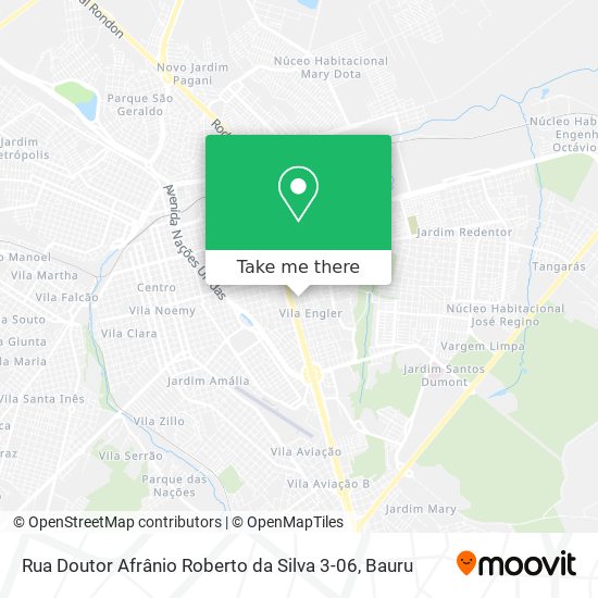 Mapa Rua Doutor Afrânio Roberto da Silva 3-06