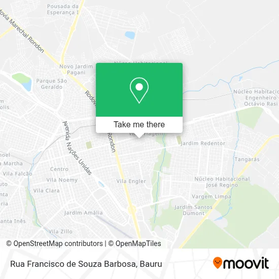 Rua Francisco de Souza Barbosa map