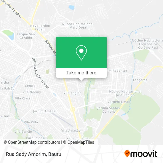 Rua Sady Amorim map
