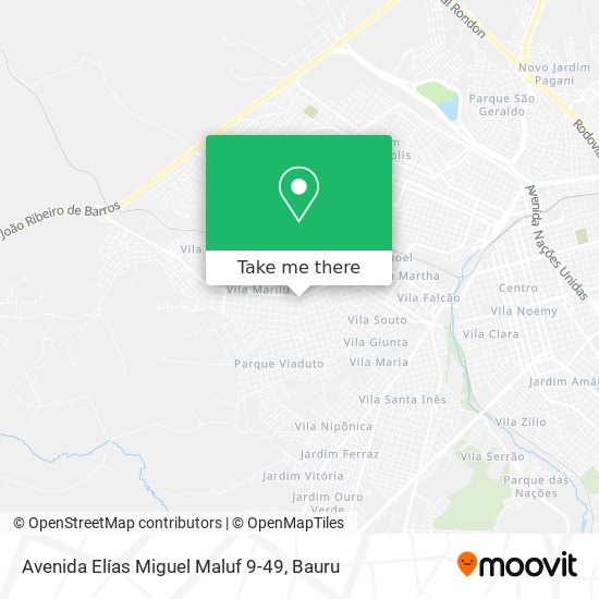 Mapa Avenida Elías Miguel Maluf 9-49