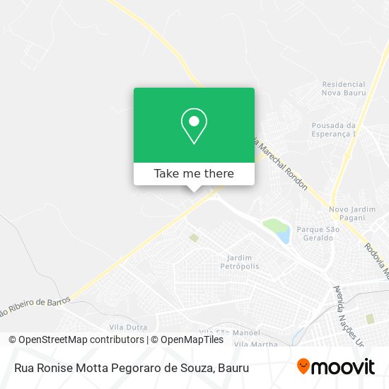 Rua Ronise Motta Pegoraro de Souza map