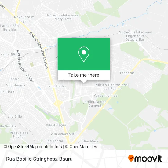 Rua Basílio Stringheta map