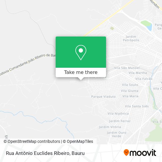 Rua Antônio Euclides Ribeiro map