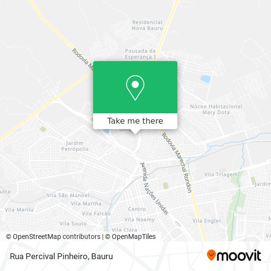 Mapa Rua Percival Pinheiro