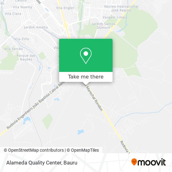 Mapa Alameda Quality Center