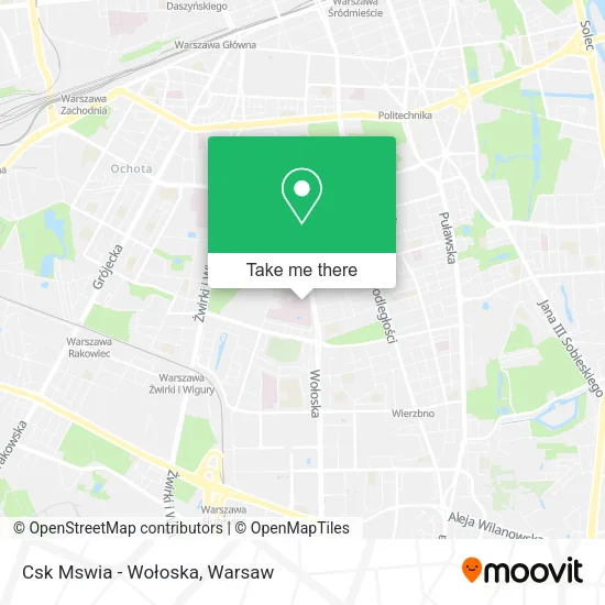 Csk Mswia - Wołoska map