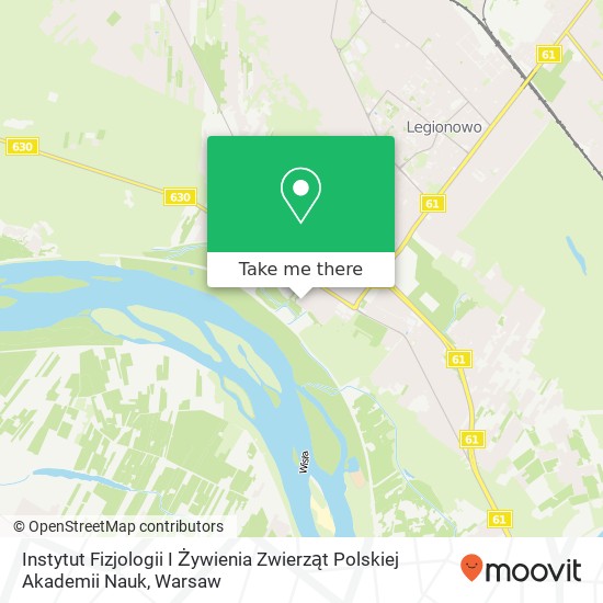 Instytut Fizjologii I Żywienia Zwierząt Polskiej Akademii Nauk map