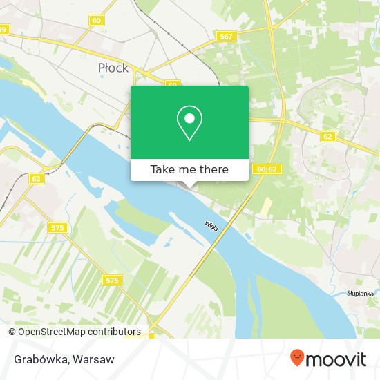 Grabówka map