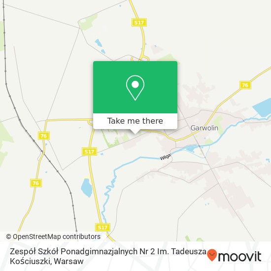 Zespół Szkół Ponadgimnazjalnych Nr 2 Im. Tadeusza Kościuszki map