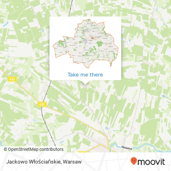 Карта Jackowo Włościańskie