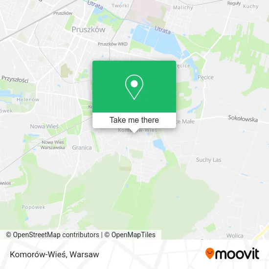 Komorów-Wieś map