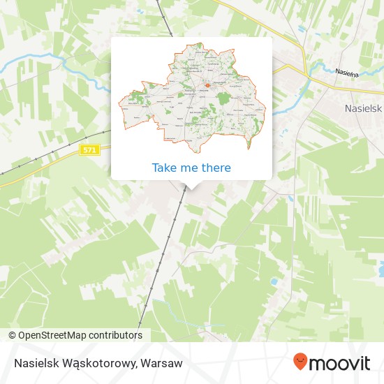 Карта Nasielsk Wąskotorowy