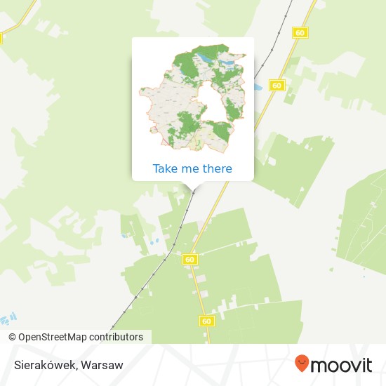 Sierakówek map