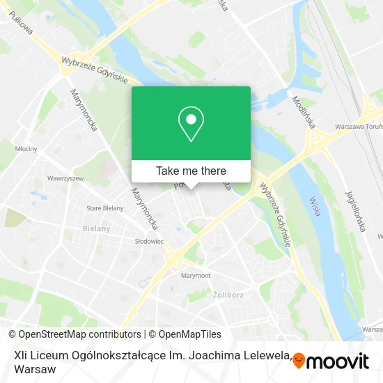 Xli Liceum Ogólnokształcące Im. Joachima Lelewela map